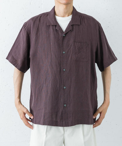 聯名 BROOKS BROTHERS×URBAN RESEARCH LINEN CAMP SHIRTS SHORT-SLEEVE 襯衫