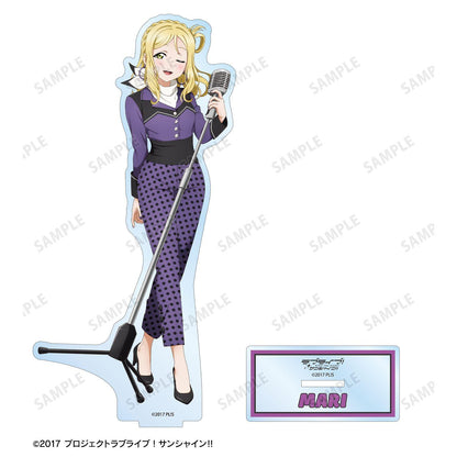 ラブライブ！サンシャイン!!（LoveLive! Sunshine!!） 新繪系列 小原鞠莉 大號亞克力立牌 The Blue Swell衣裝ver.