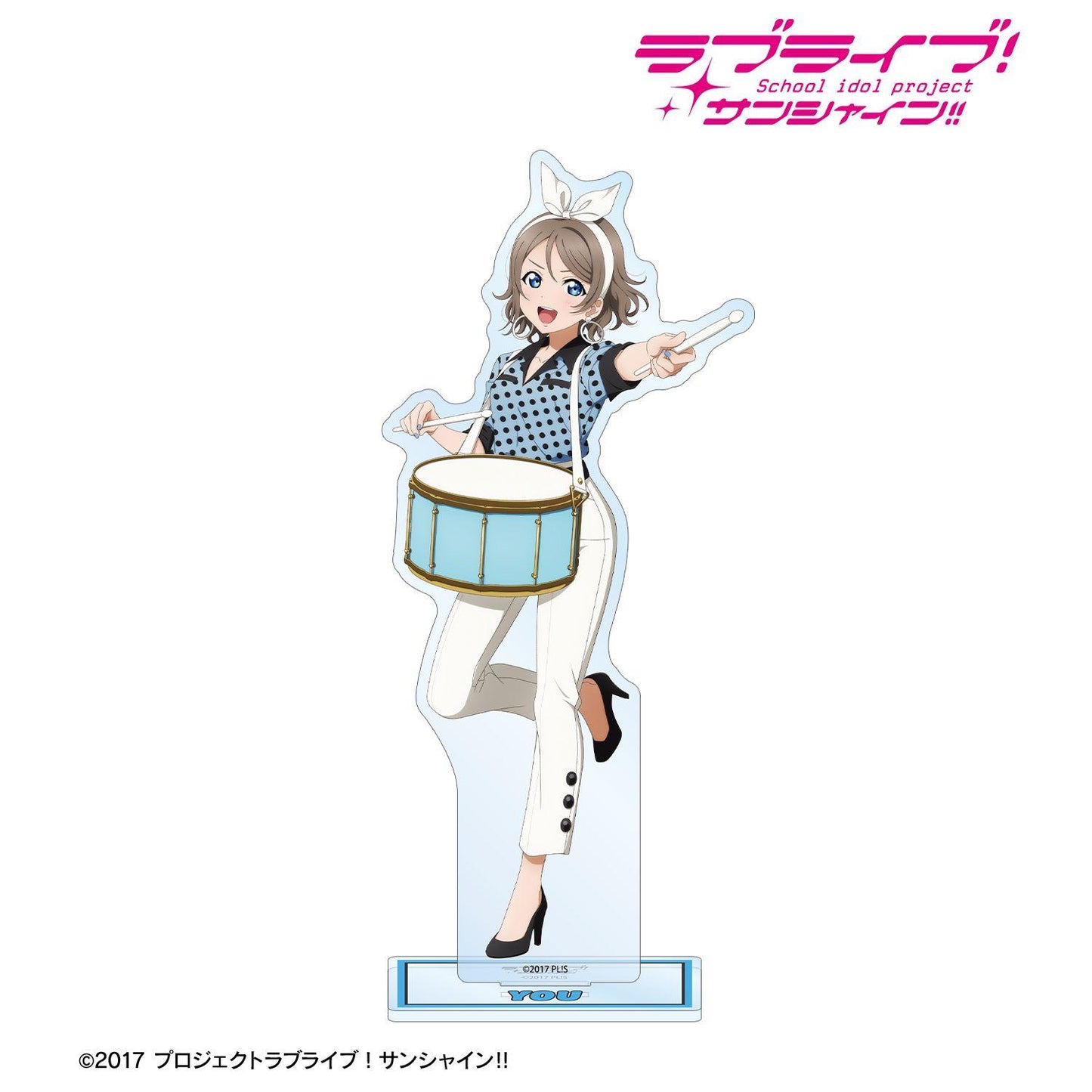 LoveLive! Sunshine!!（學園偶像 陽光！！） 繪製系列 渡辺曜 大號亞克力立牌 The Blue Swell衣裝ver.