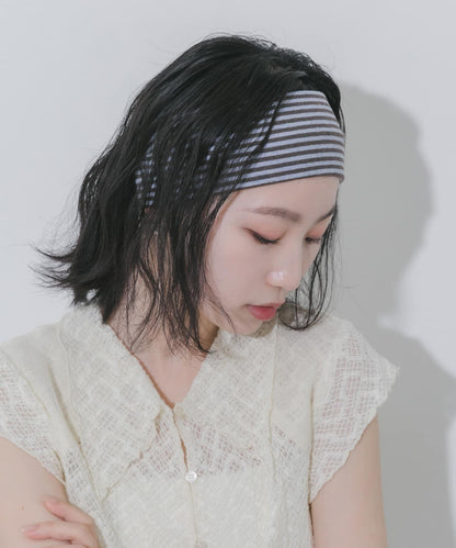 彩色條紋髮帶