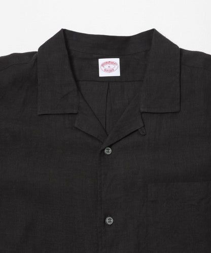 聯名 BROOKS BROTHERS×URBAN RESEARCH LINEN CAMP SHIRTS SHORT-SLEEVE 襯衫