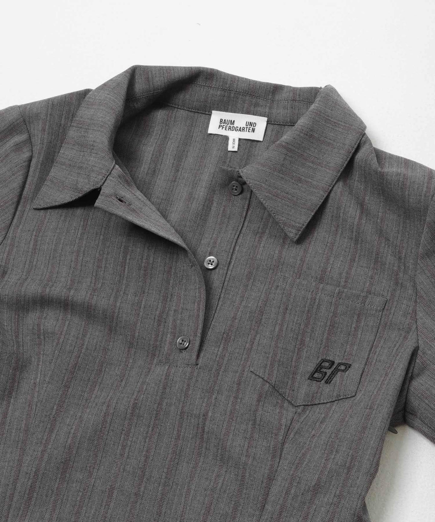BAUM UND PFERDGARTEN RECYCLED HERRINGBONE 回收材質人字紋襯衫