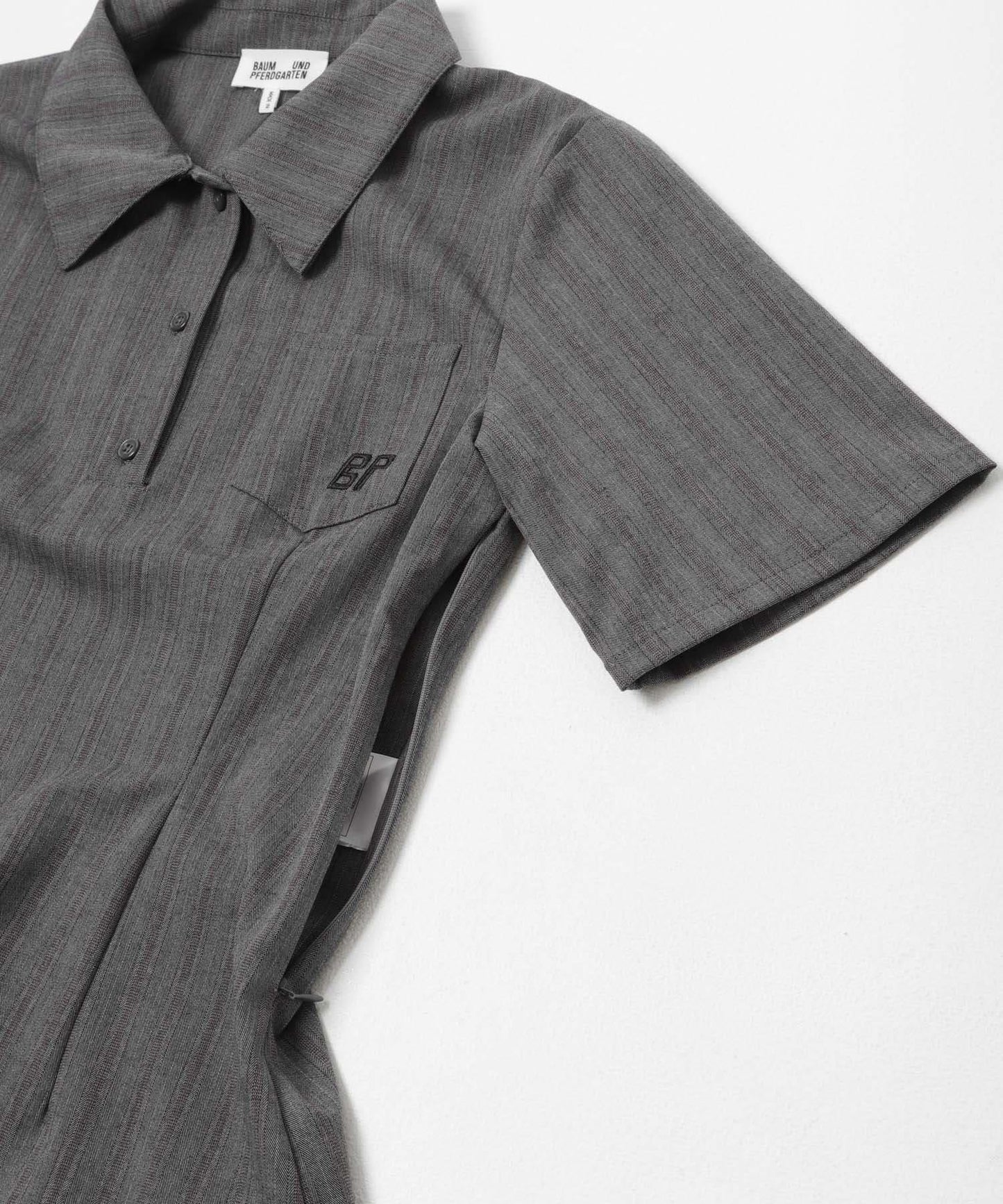 BAUM UND PFERDGARTEN RECYCLED HERRINGBONE 回收材質人字紋襯衫
