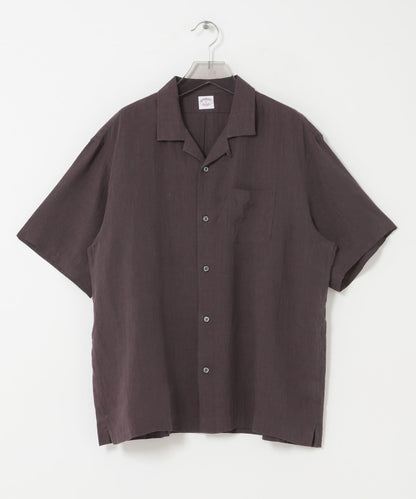 聯名 BROOKS BROTHERS×URBAN RESEARCH LINEN CAMP SHIRTS SHORT-SLEEVE 襯衫