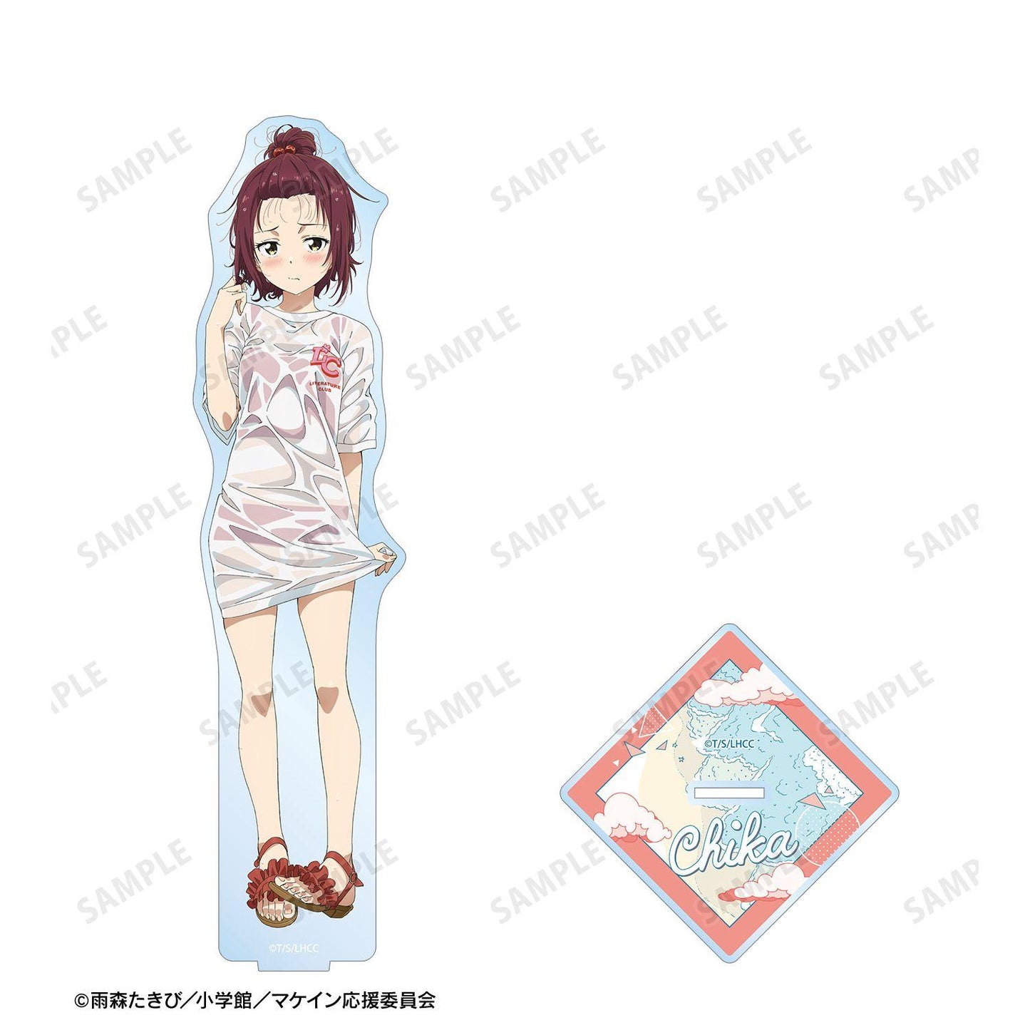負けヒロインが多すぎる！（敗犬女主太多了！） 小鞠知花 海邊約會ver. 特大亞克力立牌