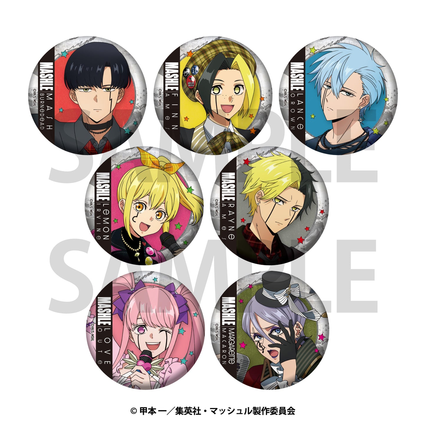 《物理魔法使馬修》 金屬徽章系列 盒裝套組 缶バッジ 7個入