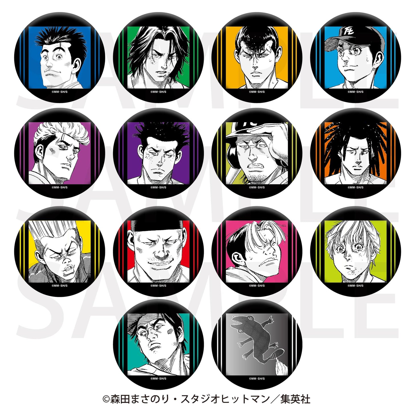 ROOKIES（ROOKIES） 貿易金屬徽章 全14種 BOX套裝（14個入）