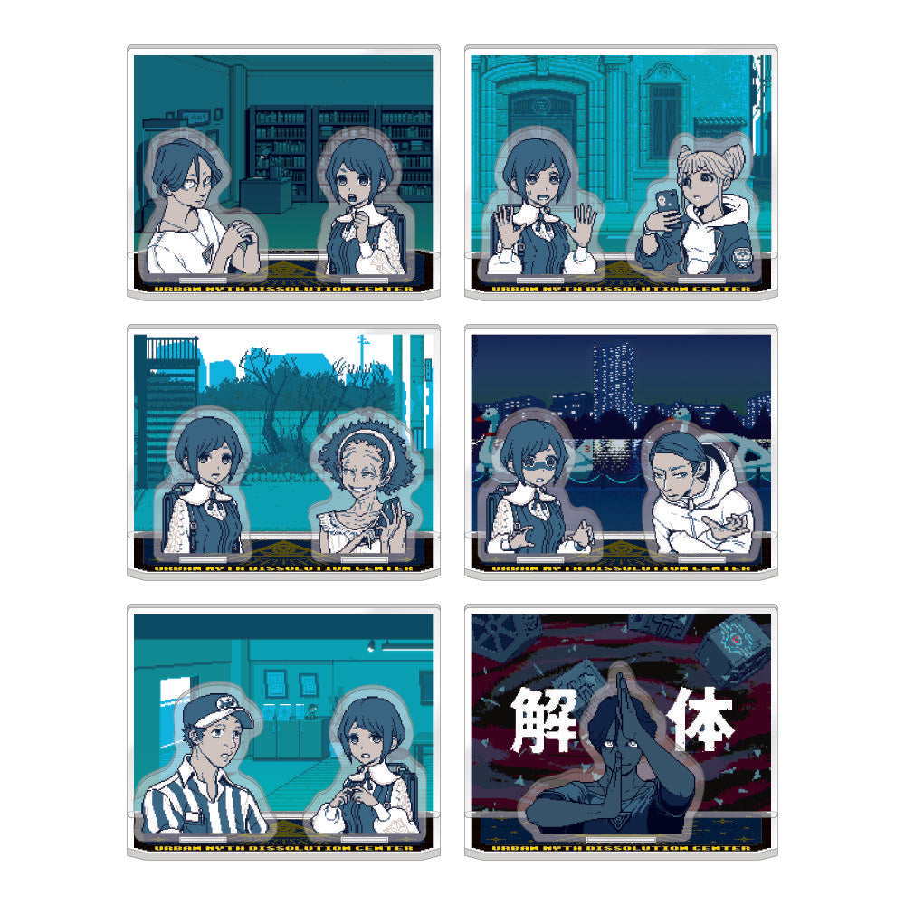 都市伝説解體センター（都市傳說解體中心） 第二彈 盒抽亞克力場景擺件 完整套裝（6個入）
