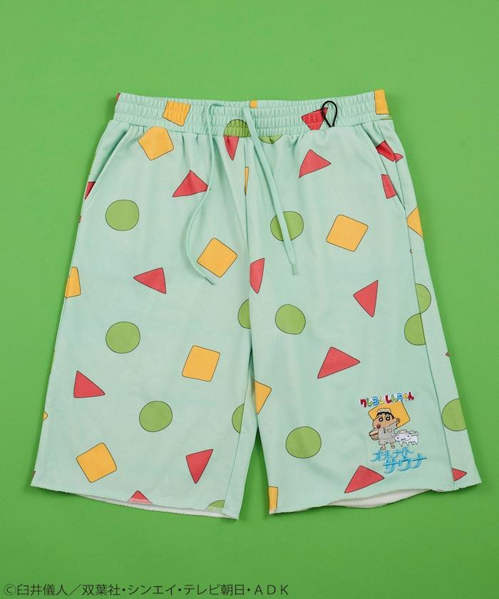 《蠟筆小新》 SAUVENIR×FREAK'S STORE 聯名 加絨室內服套裝 附抽繩揹包