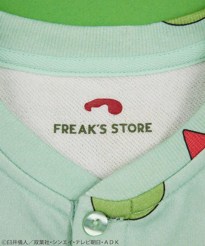 《蠟筆小新》 SAUVENIR×FREAK'S STORE 聯名 加絨室內服套裝 附抽繩揹包