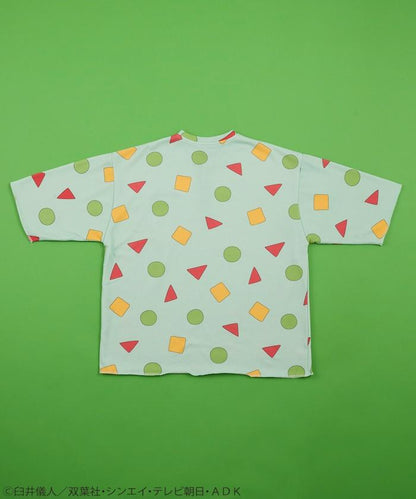 《蠟筆小新》 SAUVENIR×FREAK'S STORE 聯名 加絨室內服套裝 附抽繩揹包