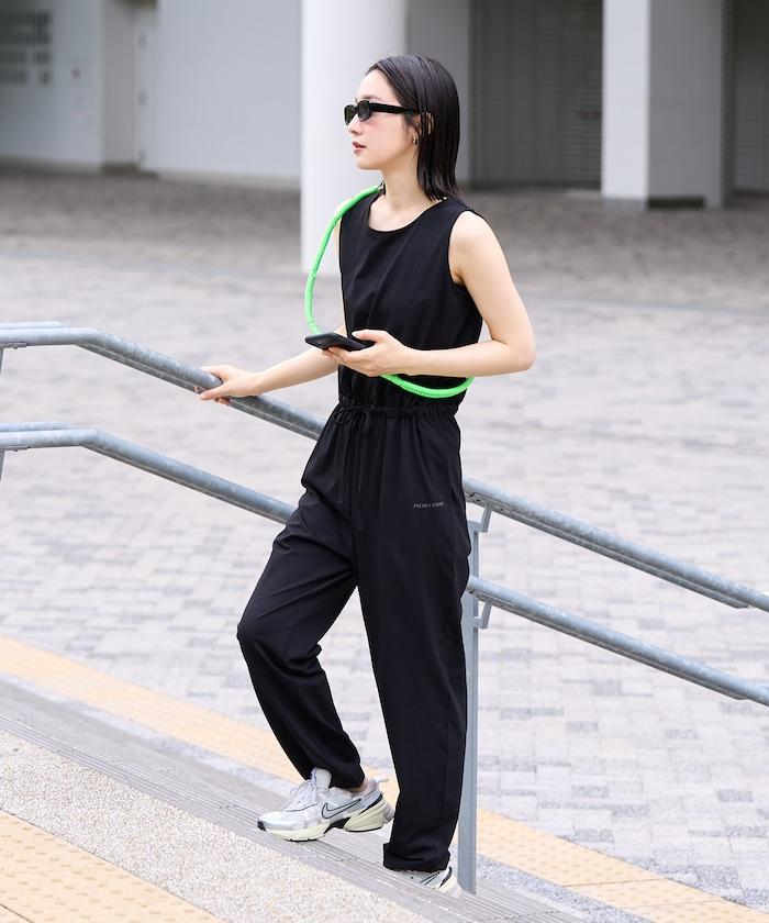 吸水速幹接觸涼感防曬 無袖 連體褲