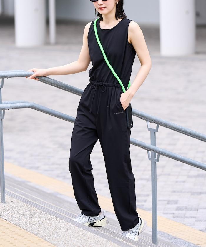吸水速幹接觸涼感防曬 無袖 連體褲