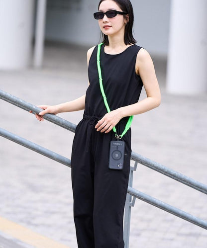 吸水速幹接觸涼感防曬 無袖 連體褲