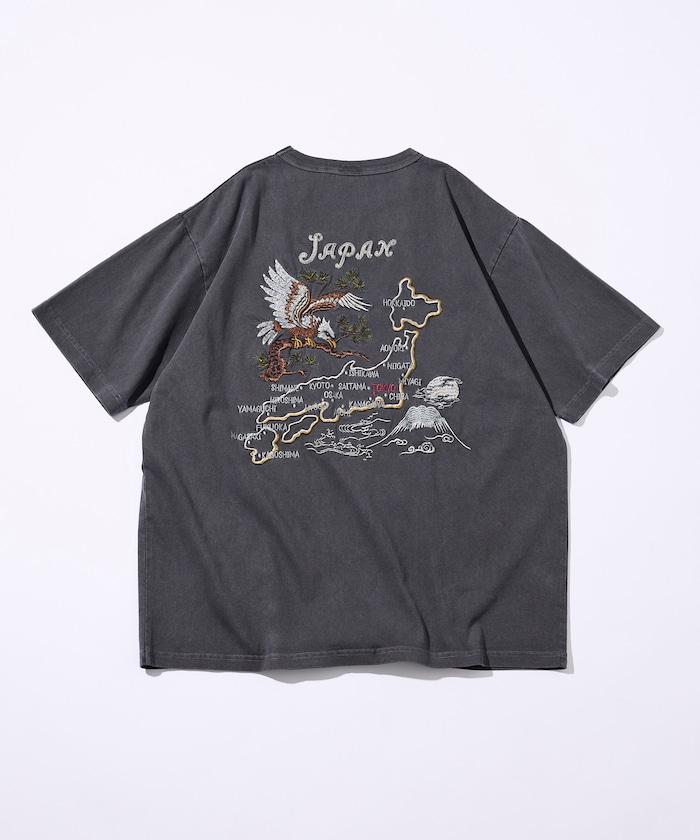 復古風 背部刺繡設計 T恤