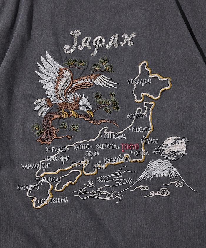 復古風 背部刺繡設計 T恤