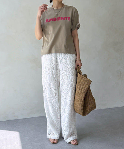 AMBIENTE Logo印花 T恤