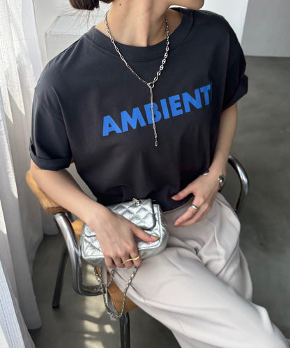 AMBIENTE Logo印花 T恤