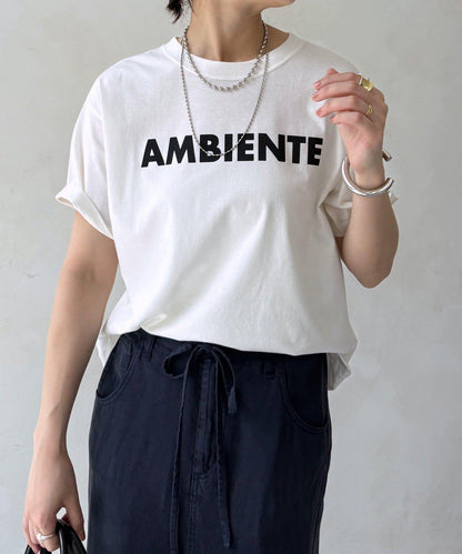 AMBIENTE Logo印花 T恤