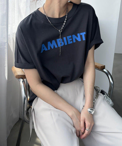 AMBIENTE Logo印花 T恤