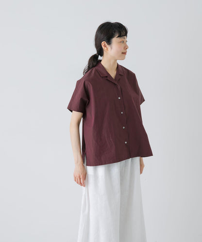 棉質小飛袖襯衫