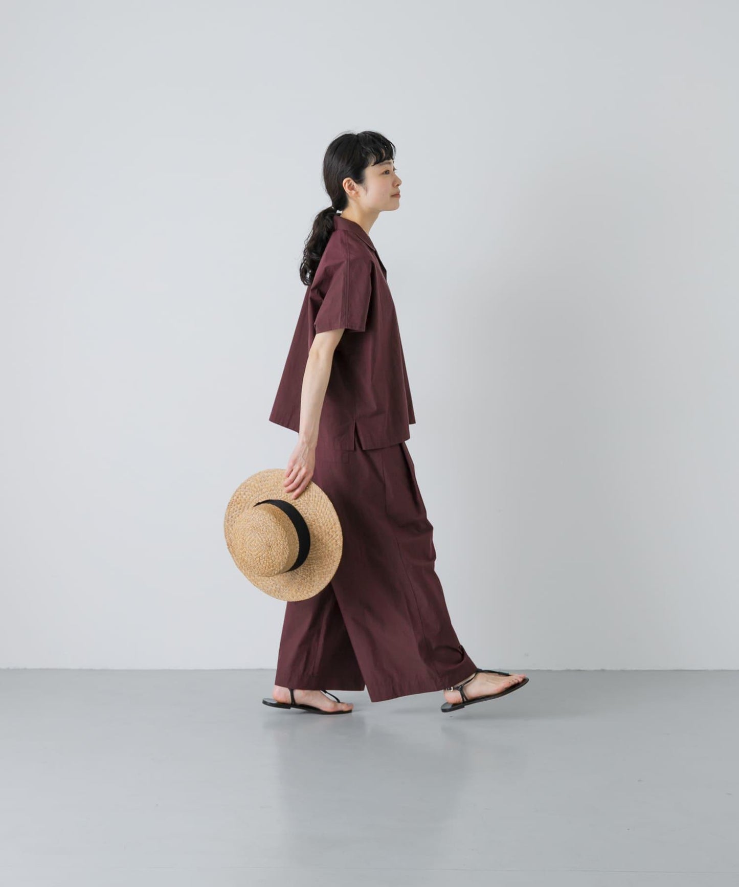 棉質小飛袖襯衫