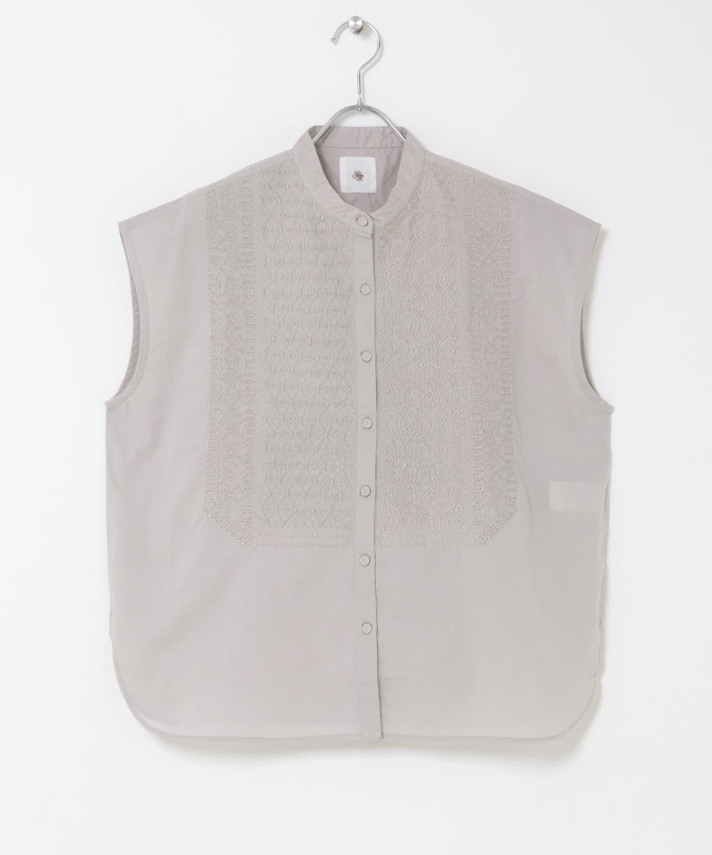 maison de soil BANDED COLLAR EMB SHIRT 襯衫