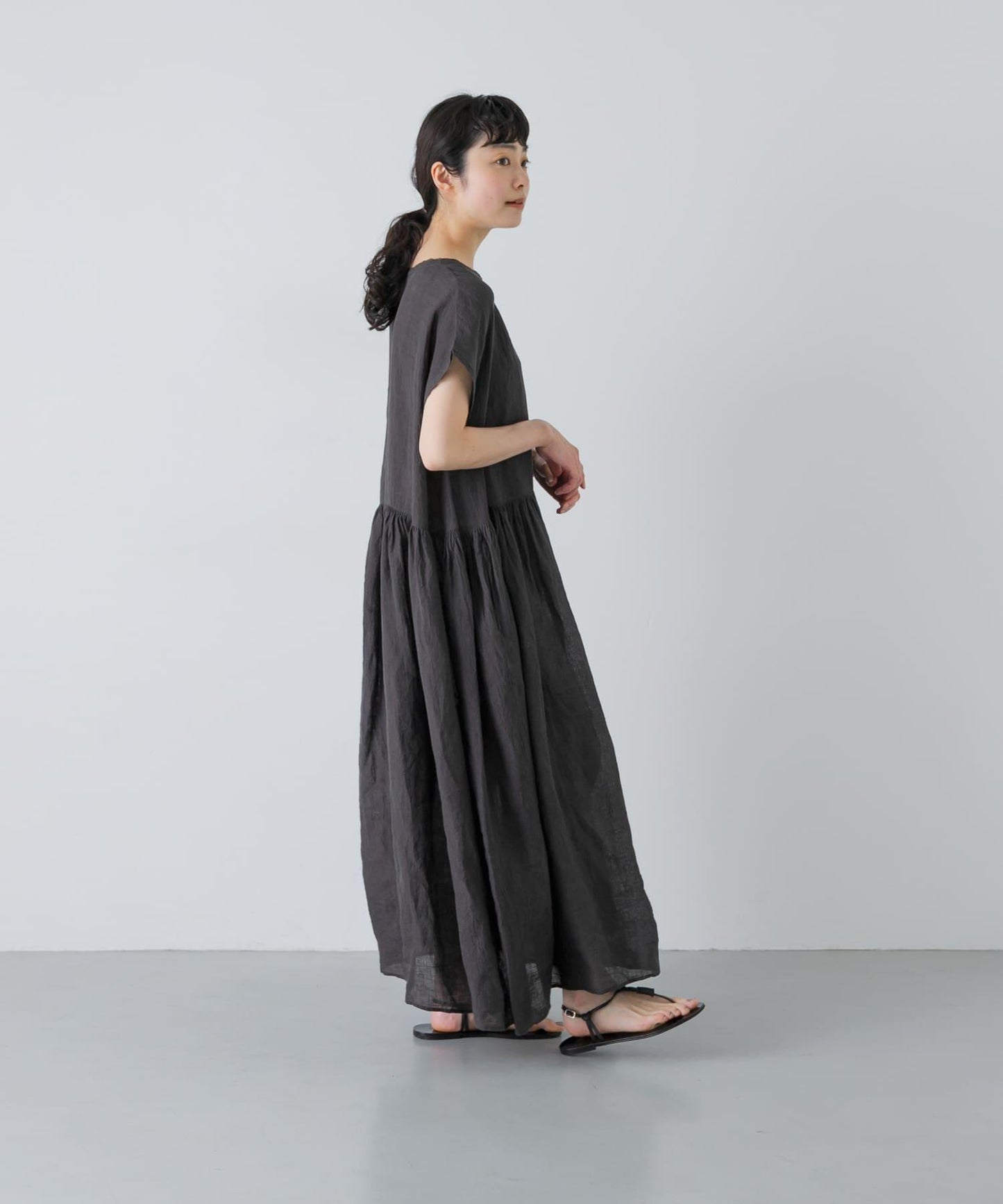 Maison de soil POWER LOOM LINEN DRESS 連衣裙