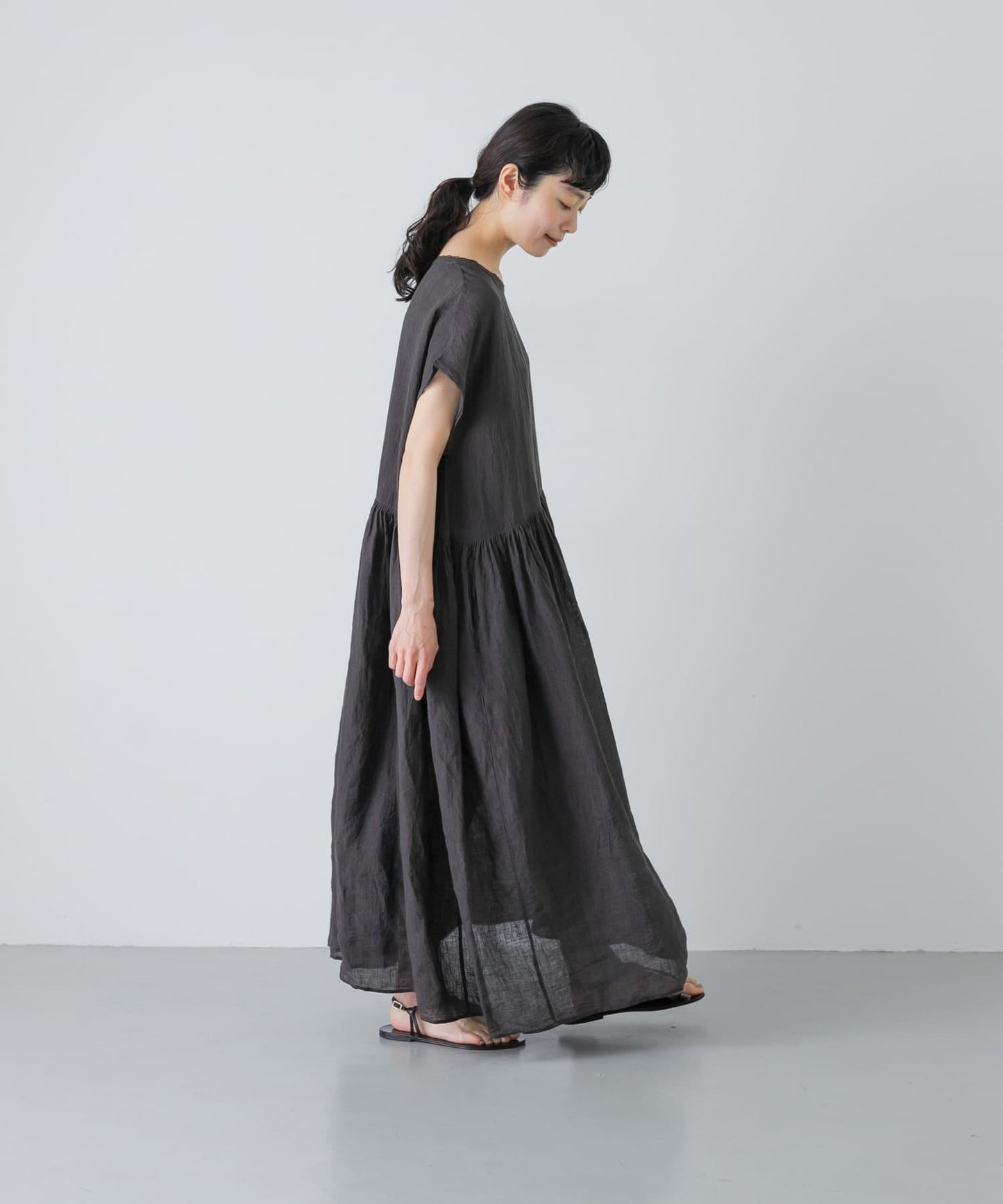 Maison de soil POWER LOOM LINEN DRESS 連衣裙