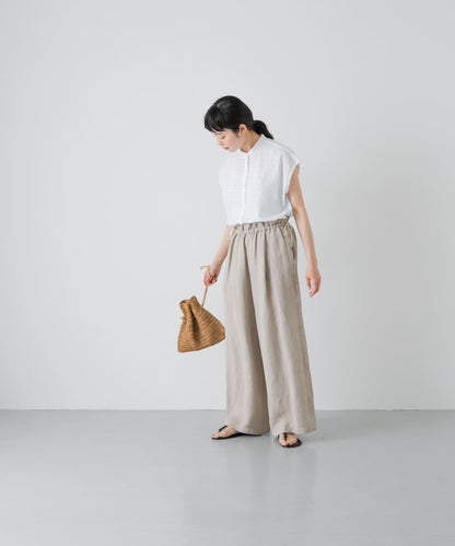 maison de soil BANDED COLLAR EMB SHIRT 襯衫