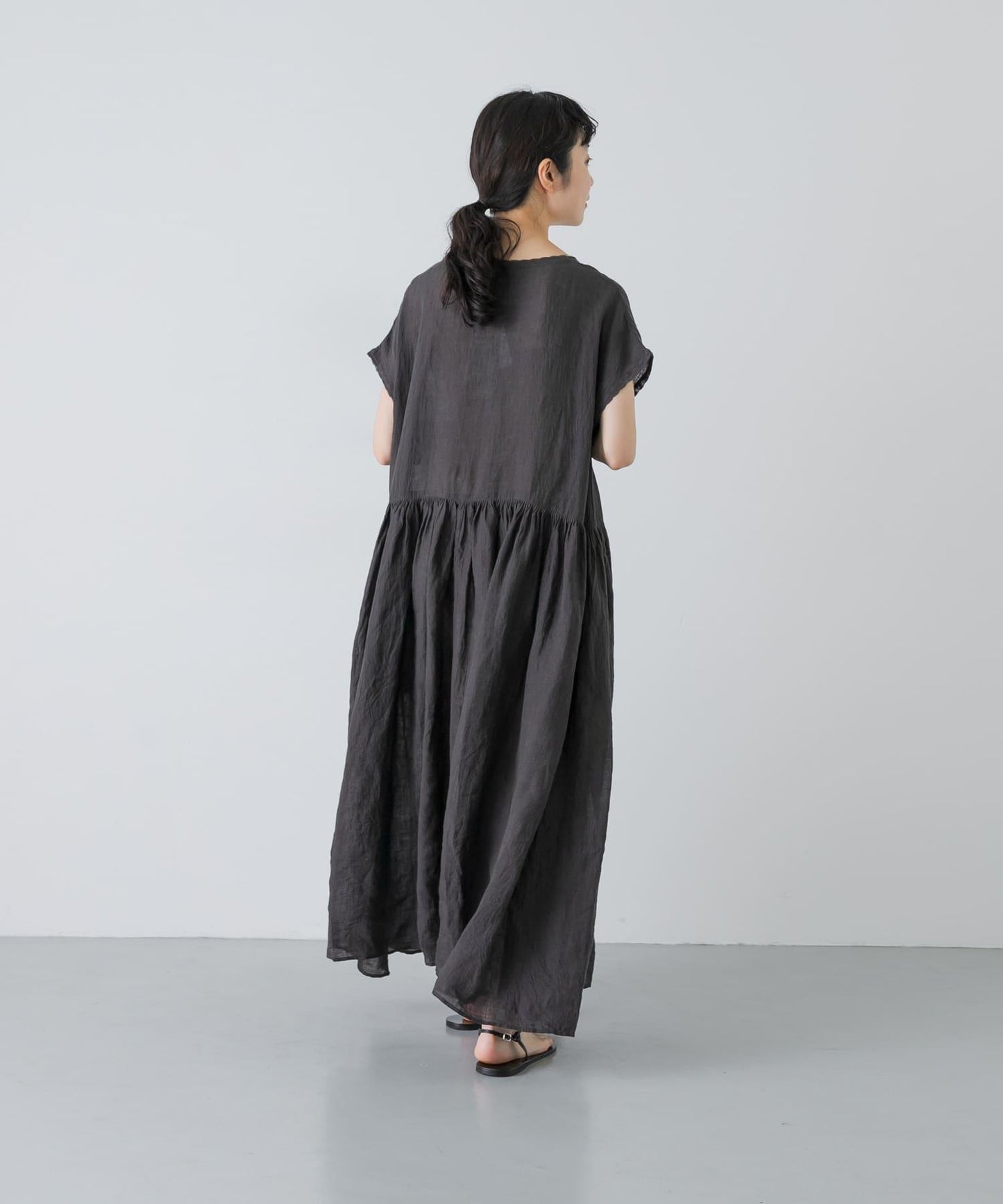 Maison de soil POWER LOOM LINEN DRESS 連衣裙