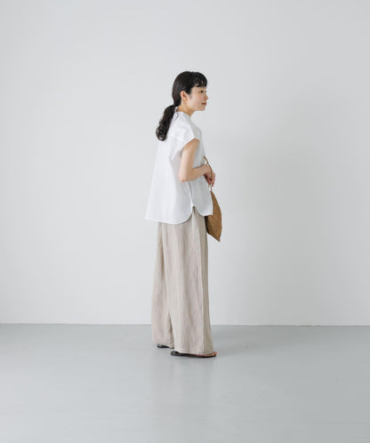 maison de soil BANDED COLLAR EMB SHIRT 襯衫