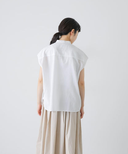maison de soil BANDED COLLAR EMB SHIRT 襯衫