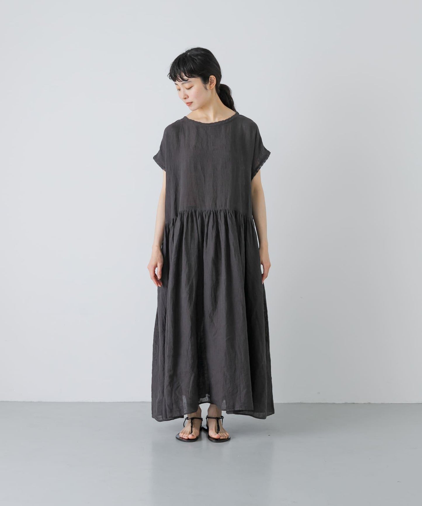 Maison de soil POWER LOOM LINEN DRESS 連衣裙