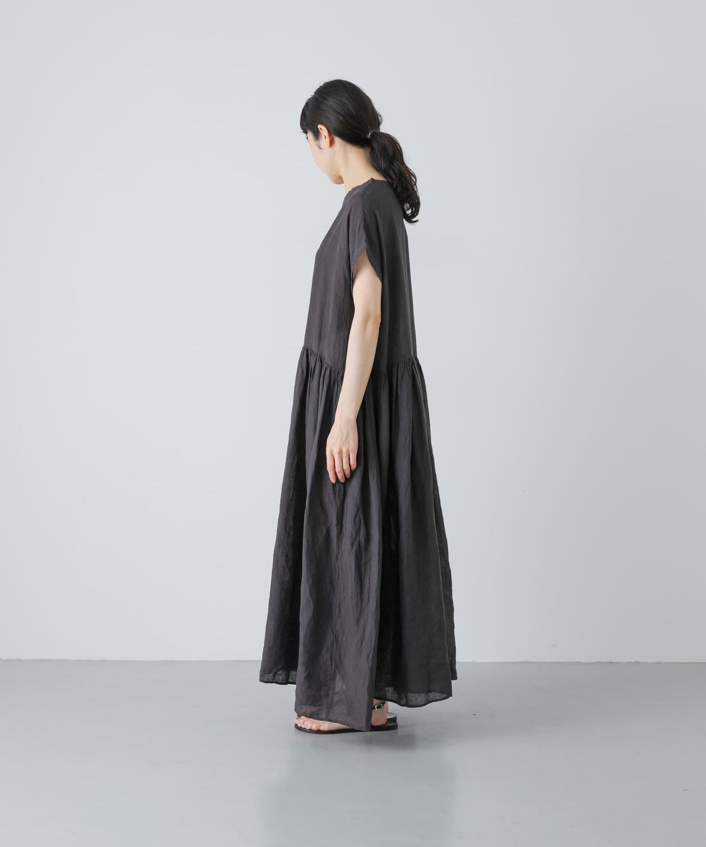 Maison de soil POWER LOOM LINEN DRESS 連衣裙