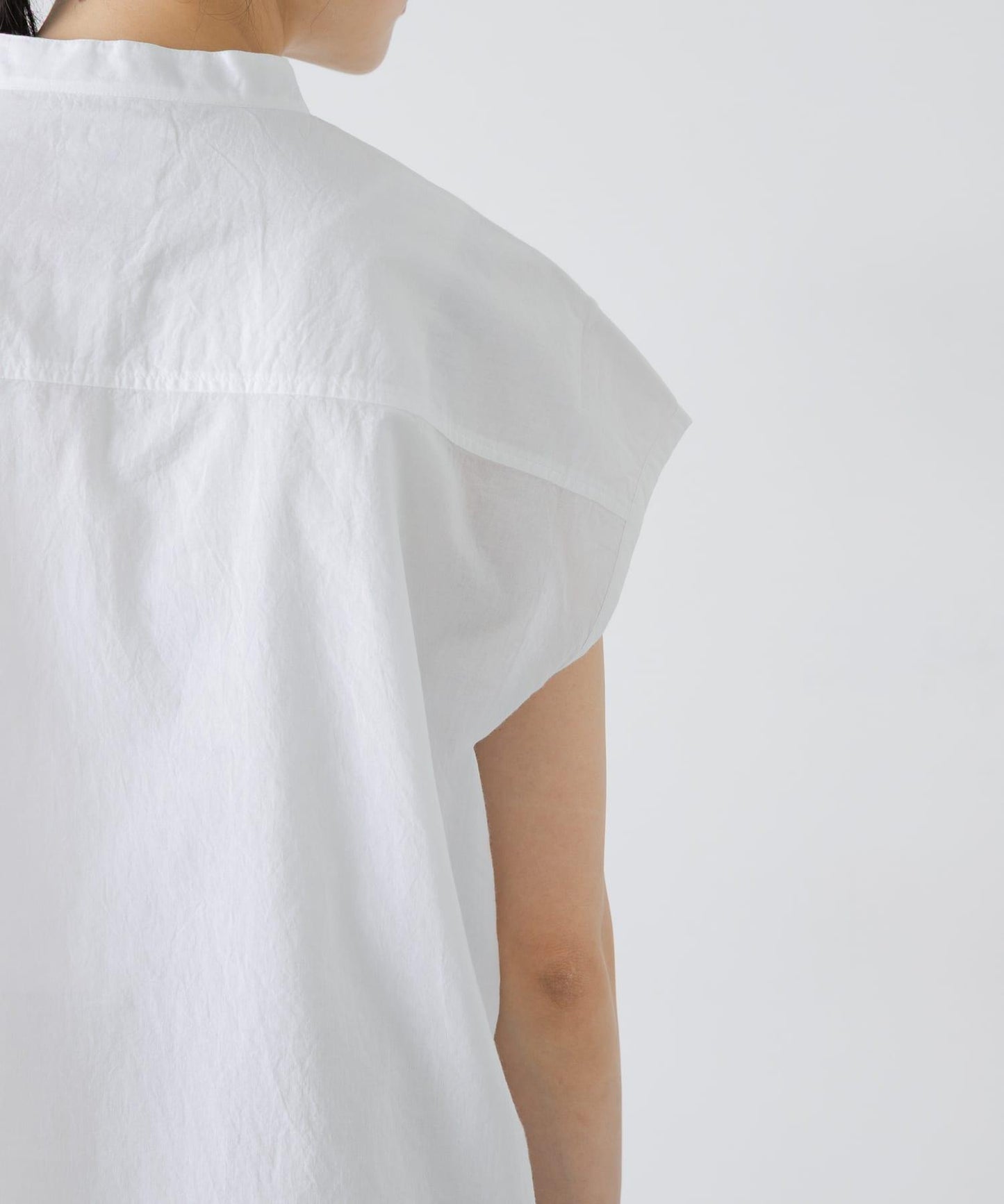 maison de soil BANDED COLLAR EMB SHIRT 襯衫
