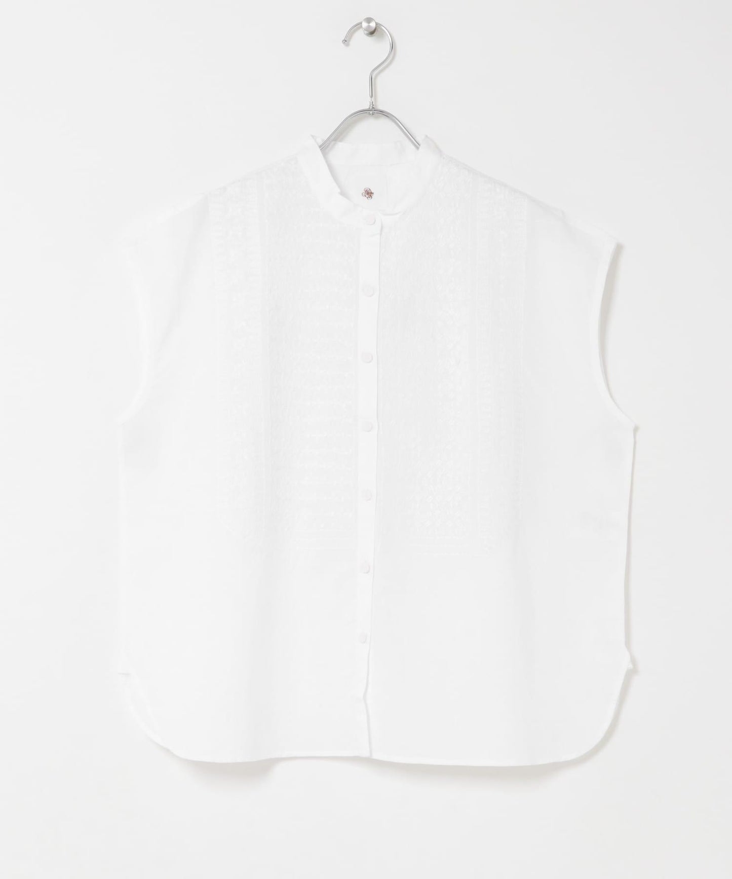 maison de soil BANDED COLLAR EMB SHIRT 襯衫