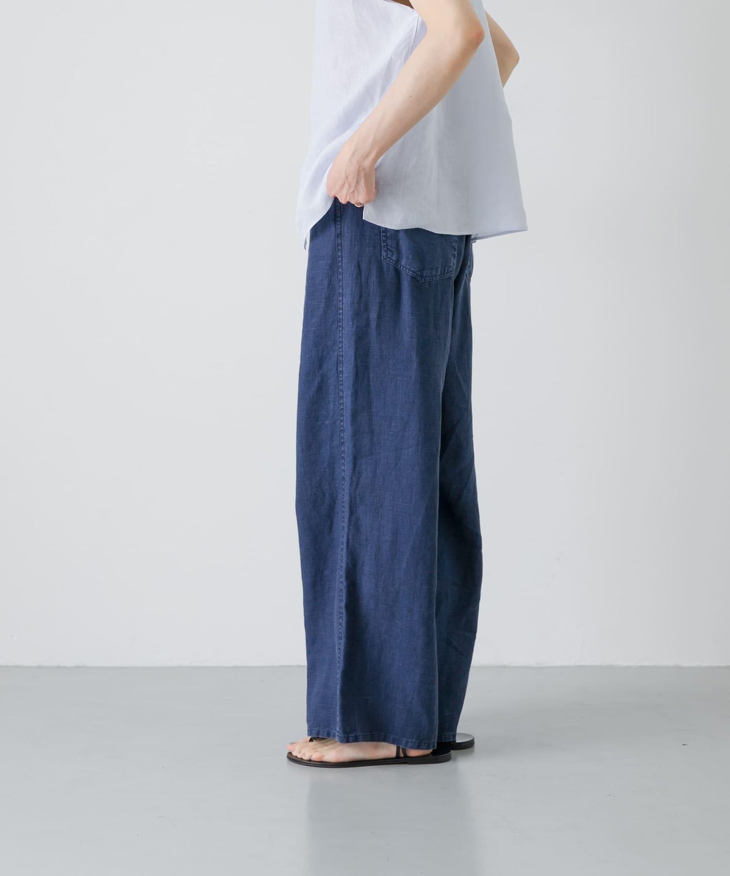 TICCA 亞麻染色褲子