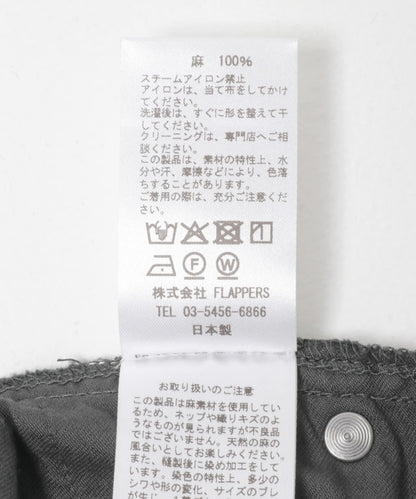 TICCA 亞麻染色褲子