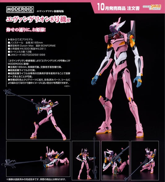 ヱヴァンゲリヲン新劇場版（新世紀福音戰士新劇場版） MODEROID 8號機α 模型