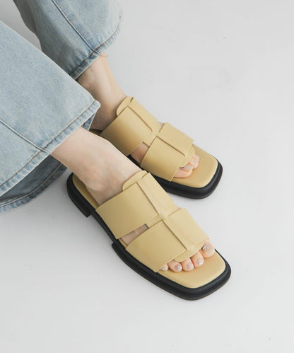 中線雙綁帶涼鞋