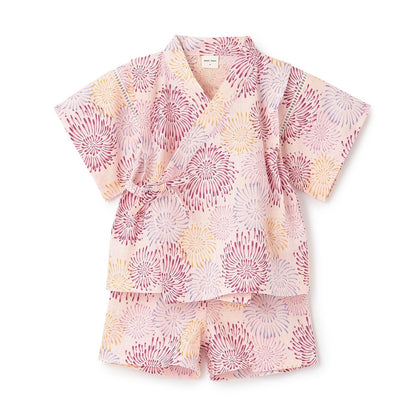 便捷穿著 GIRLS 混色 甚平