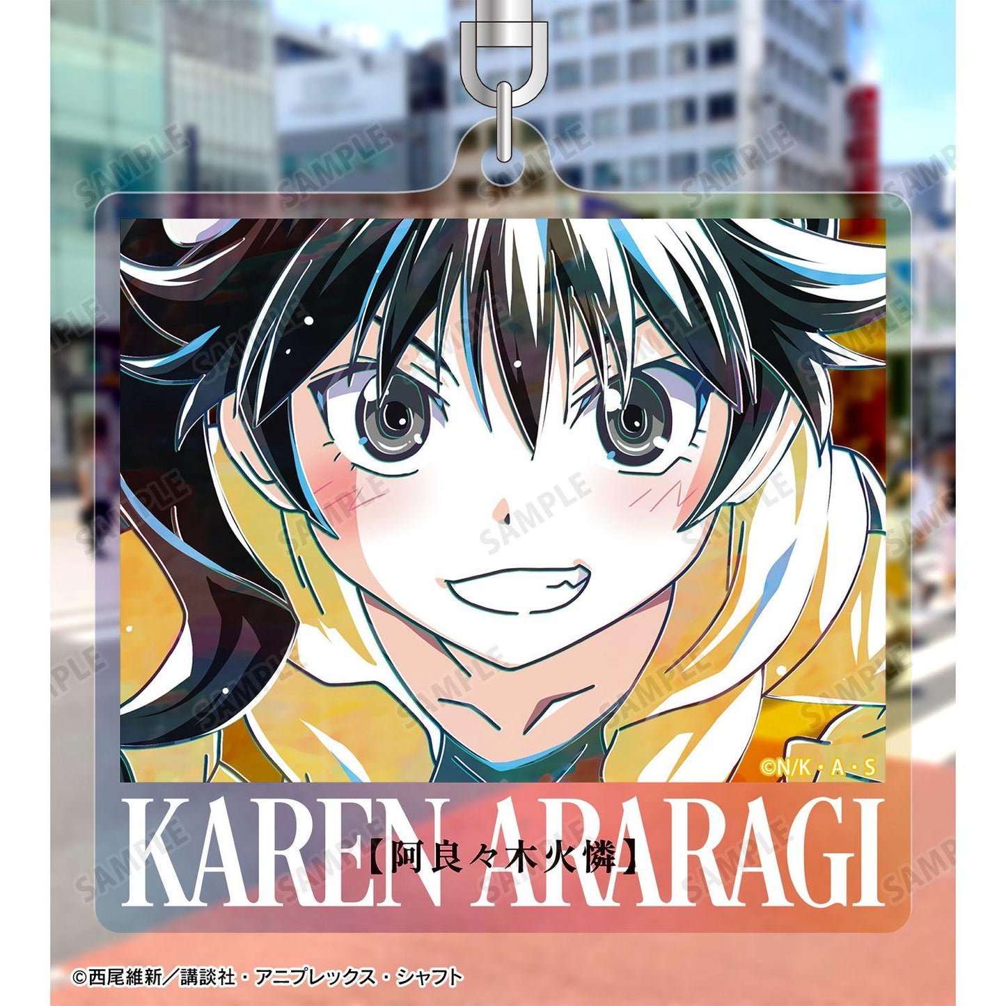 〈物語〉シリーズ（物語系列） Ani-Art系列 阿良々木火憐 炫彩亞克力鑰匙扣