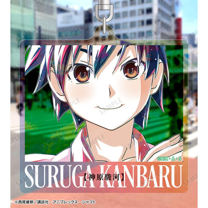 〈物語〉シリーズ（物語系列） Ani-Art系列 神原駿河 亞克力鑰匙扣（歐若拉款）