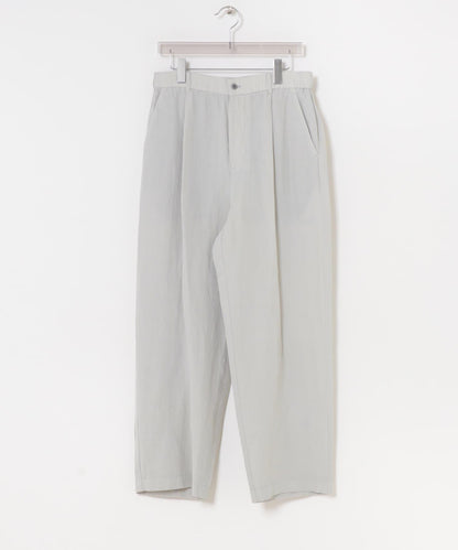 ATON COTTON LINEN VOILE LOOSE FIT 褲子
