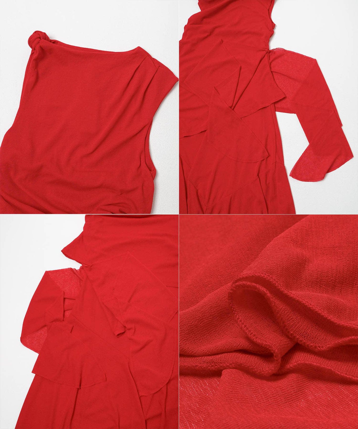褶襉打結設計 長款連衣裙 GANNI DRAPED KNOT LONG DRESS