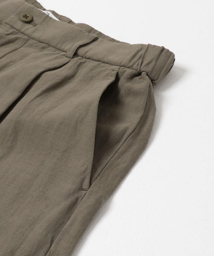 ATON COTTON LINEN VOILE LOOSE FIT 褲子
