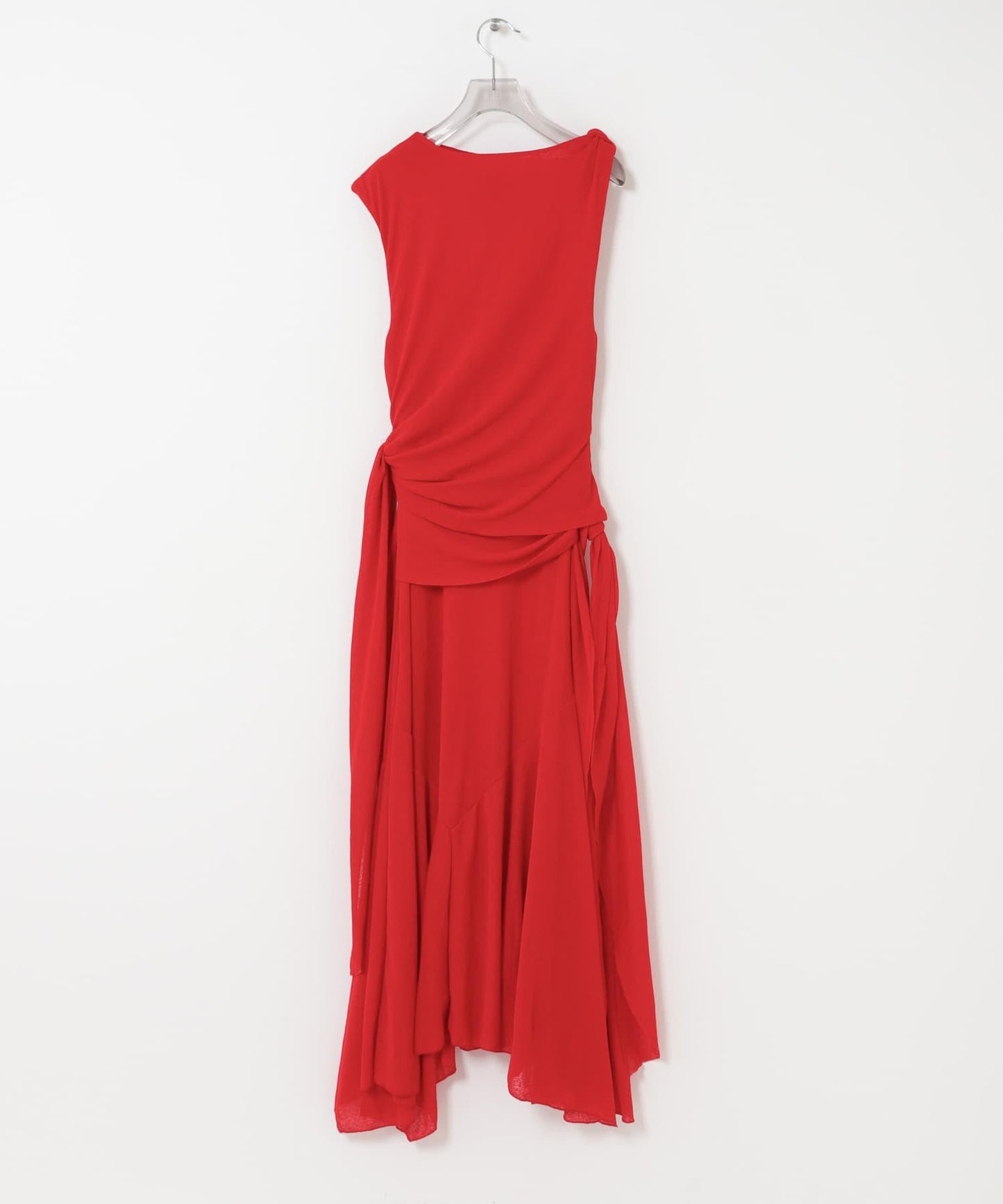 褶襉打結設計 長款連衣裙 GANNI DRAPED KNOT LONG DRESS
