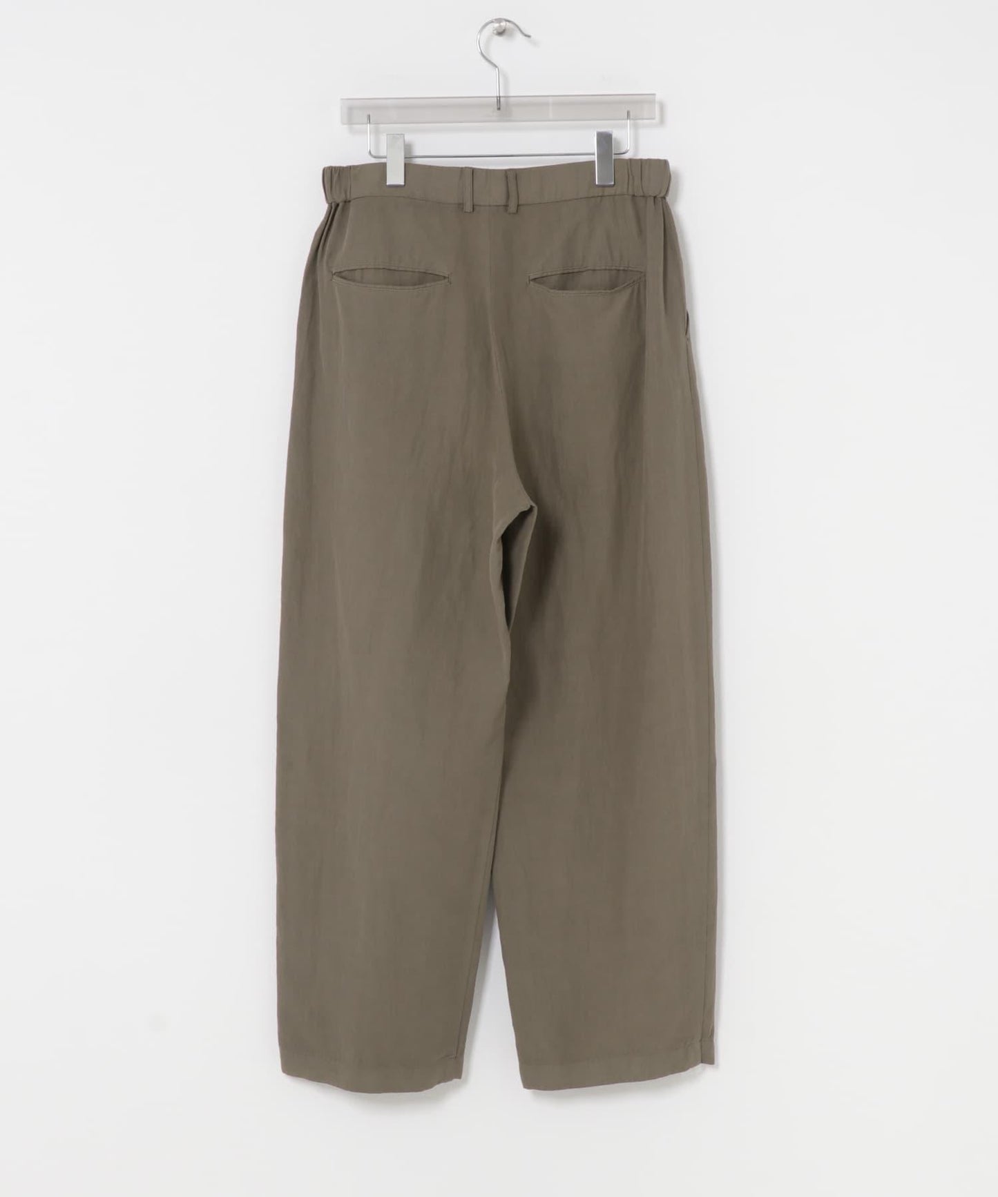 ATON COTTON LINEN VOILE LOOSE FIT 褲子