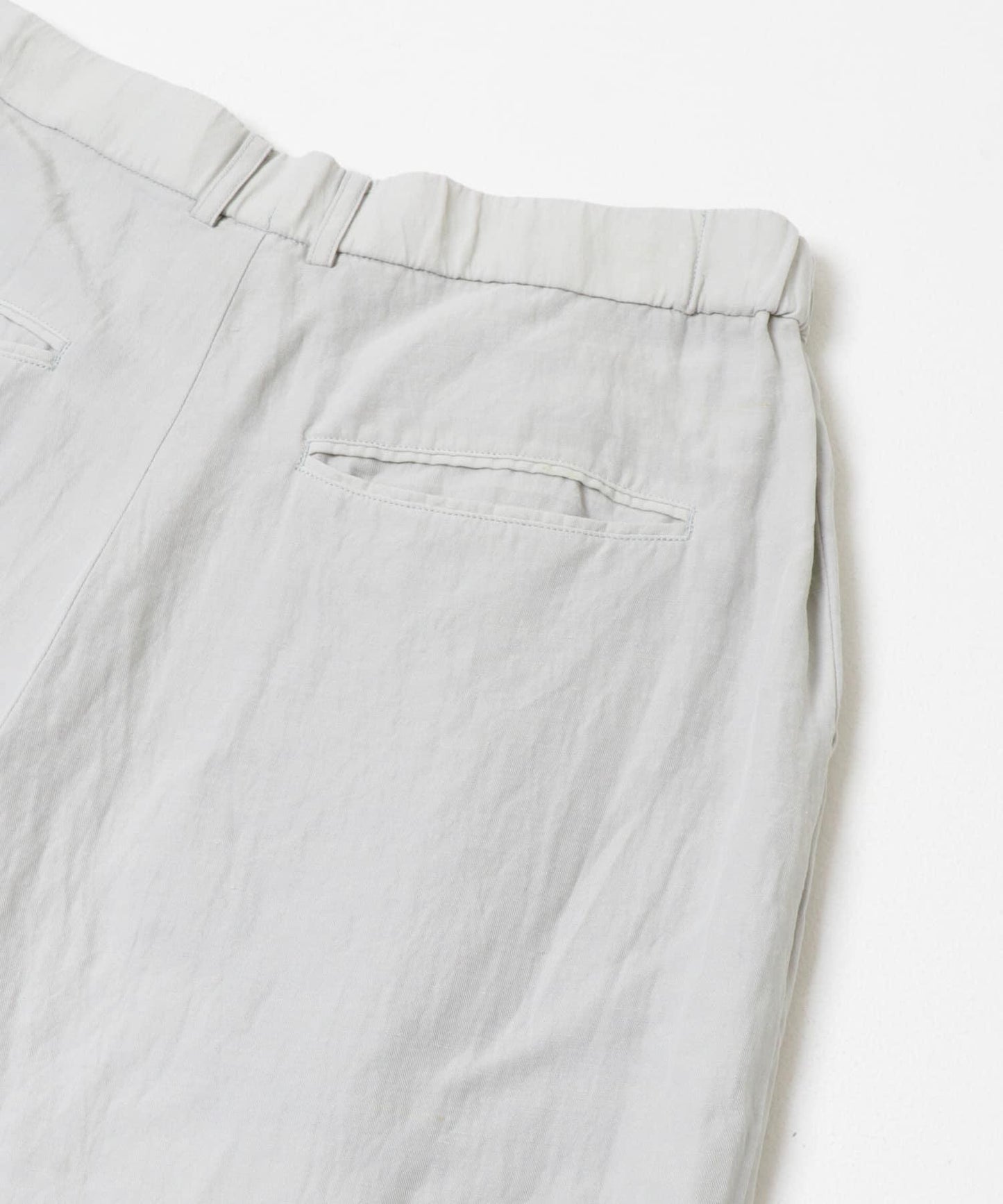ATON COTTON LINEN VOILE LOOSE FIT 褲子